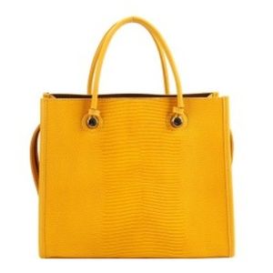 3 - Compartment Embossed Satchel